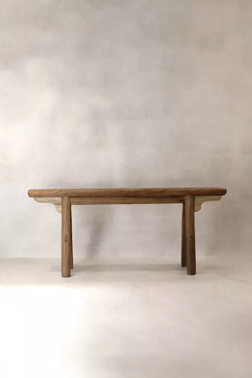 Banc rustique en bois d'orme