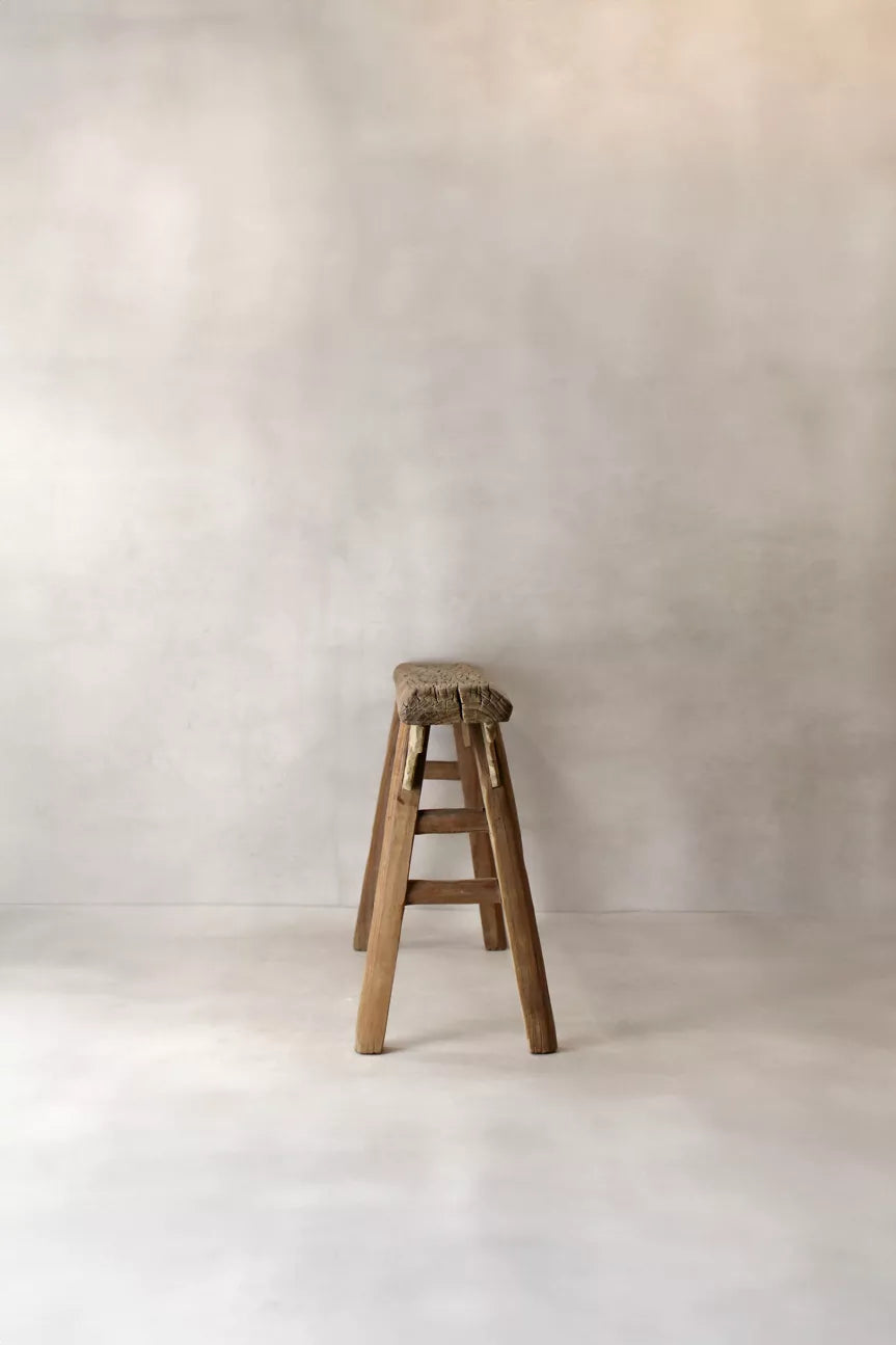 Banc rustique en bois d'orme