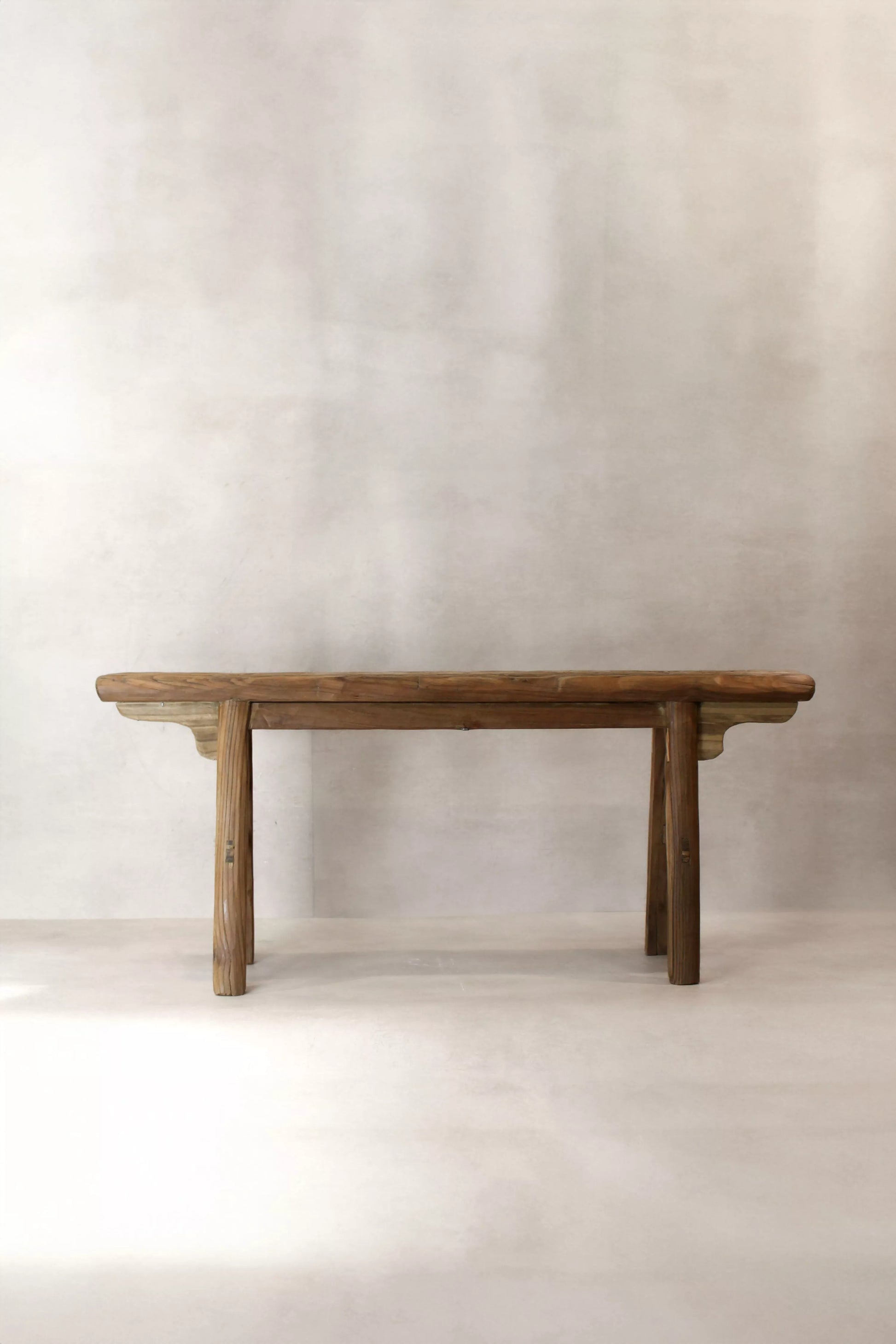 Banc rustique en bois d'orme