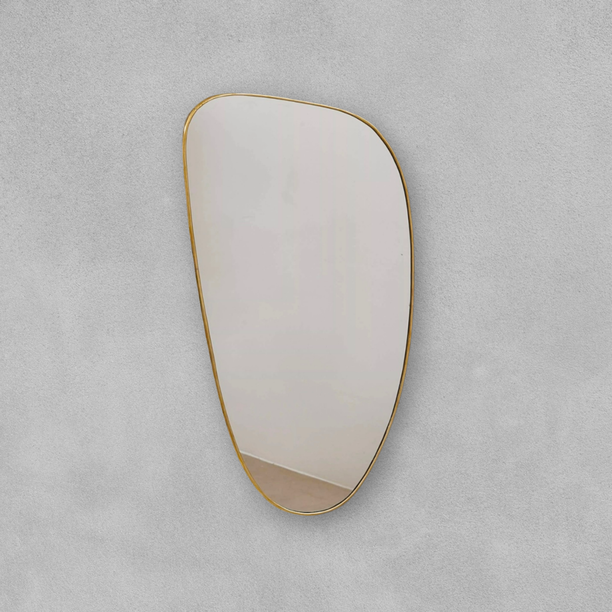 Miroir marocain irrégulier en laiton
